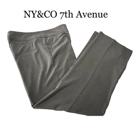 NY&Co 7th Ave Plaid Flare Leg Pants - Size 12- Tall-Gently Worn OFFERS WELCOME‼️ - Picture 6 of 8